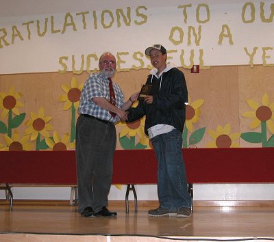 Jordan Lord and the Principals Award