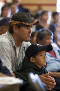 Darius with his son Johnny.