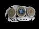 Beads on Caribou Antler Hair Clip