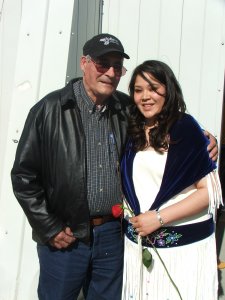 Donald Frost with his Granddaughter Natasha Frost.