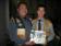 Joe presenting Jordon with his gift.