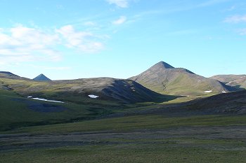 Looks like the end of a small valley.