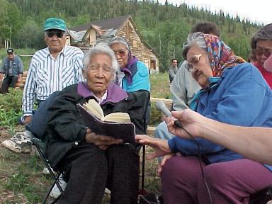 Elders Ellen Bruce and Fanny Charlie