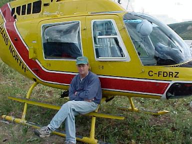 Adam Morrison of Trans North Helicopters