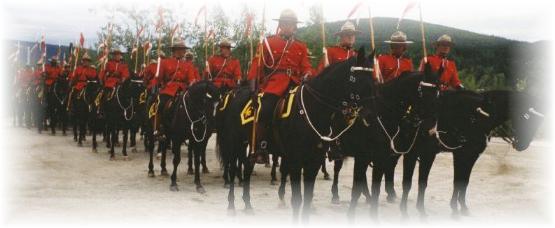 RCMP Musical Ride - Dawson City, Yukon