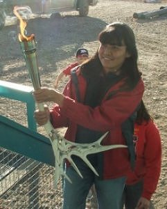 Loretta Itsi takes the torch to the next exchange