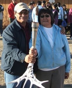 Councilor Esau and Marion Schafer
