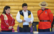 Paul Josie reading the oath of office.