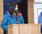 Michelle Kendi-Rispin speaking on behalf of the youth.