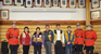 The new chief and council with the RCMP officers.