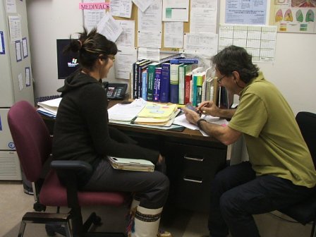 Alisa and Dr. Skinner