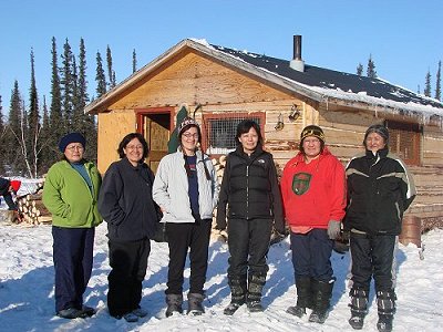 Brenda with Johnny Charlies daughters.