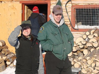 Soaking up some sun.