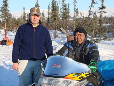 David Krutko with James Tompson.