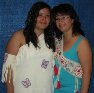 Keica with her mom, Tracy Rispin.