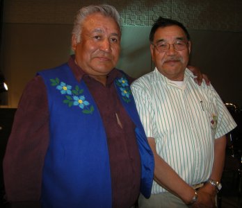 Robert Bruce with Elder, Sam Johnson.