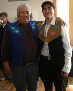 Robert Bruce with VGFN Grad, Devon Kyikavichik.